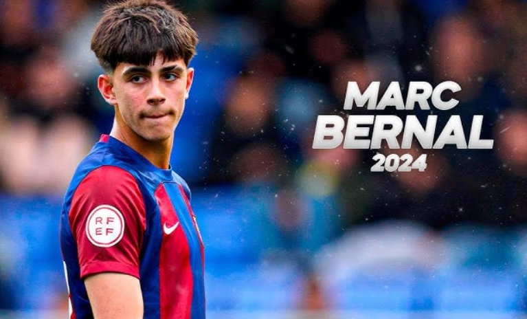 Otro jugador en ascenso del Barcelona: el centrocampista genio de 17 años Marc Bernal