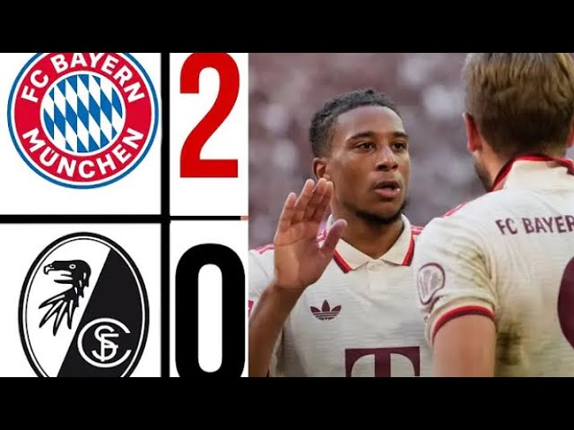 En la segunda jornada de la Bundesliga, el Bayern derrotó 2-0 al Friburgo en casa